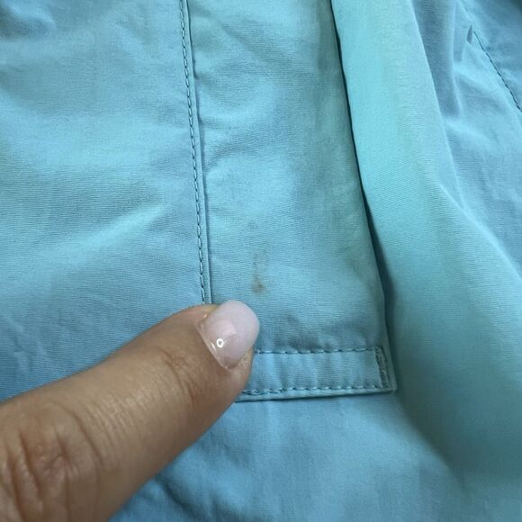 LL Bean Womens Ski‎ Jacket Fleece Reversible Coat Medium Blue Gorpcore Outdoors - Picture 12 of 16